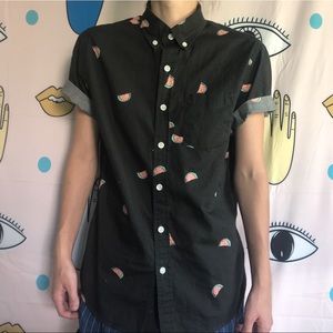 Watermelon Button Down Shirt